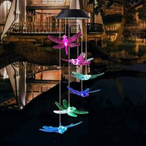 Kanlong Outdoor Tuin Rgb Led Wind Gong Hanglamp Veranderende Spiraal Spinner Waterdichte Ip65 Rohs Gecertificeerd - Product Image 5