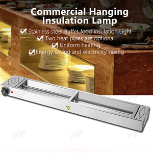 Mode équipement de cuisine lampe chauffante 575W 920W 1260W <span class=keywords><strong>1610W</strong></span> lampe infrarouge électrique lampe chauffante suspendue pour nourriture Buffet Restaurant - Product Image 2