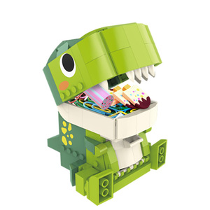 JAKI Blocs de construction éducatifs en forme de Tyrannosaurus Rex pour le bureau, jouet de bricolage pour enfants de 5 à 14 ans - Product Image 2