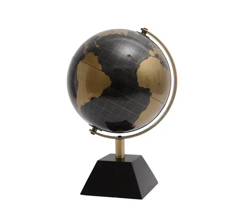 Klassieke Globe Gepolijst Afwerking Ontwerp Beste Voor Bureau Ontwerp 20Cm Bureau Globe Metalen Stand Design World Map Globe