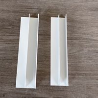 Flange de conduit en PVC de type F, flexible, anti-fissures, étanche, anti-poussière, facile à installer, accessoire de conduit de ventilation pour systèmes CVC