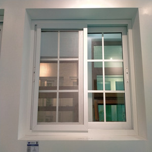 Nuoxin Glass <span class=keywords><strong>Windows</strong></span> <span class=keywords><strong>uPVC</strong></span> Vinyl đơn đôi tráng men trượt cửa sổ PVC với grills bán buôn <span class=keywords><strong>OEM</strong></span> nhà máy - Product Image 2