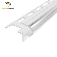 DECORTRIM – Profilé d'escalier en aluminium durable pour la sécurité des escaliers à fort trafic et la protection des bords
