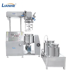 50-100l Vacuum Homogenizing Emulsifier Cosmetic Production Machine Hair Remover Cream Making Emulsifying Machine