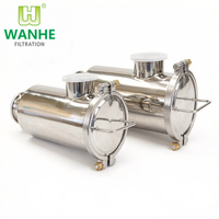 Filtro Sanitario de Acero Inoxidable SS316L SS304 Tipo Tri-Clamp Angular para Sistemas de Enfriamiento Líquido en la Industria AI, Filtro CDU