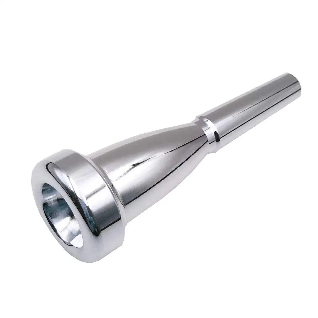 Musical instrument trumpet mouthpiece silver-plated 5C trumpet mouth musical instrument mouthpiece bullet-shaped trumpet