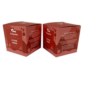 10 paquetes personalizados de caja de embalaje de té de jazmín, cajas pequeñas plegables para flores naturales y té de frutas - Product Image 4