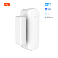 Capteur de porte intelligent WiFi Tuya, détecteur d'ouverture/fermeture de porte, compatible avec Alexa, Google Home, application Smart Life, LOGO personnalisé gratuit