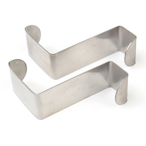 Stainless Steel <b>Door</b> Back Hook Dual Purpose Clothing Hook Nail Free Traceless 2 Pack Rust Resistant Minimalist Design - Product Image 4