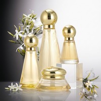 Mingsheng 50g 40ml 100ml 120ml Emballage cosmétique de luxe en forme de cône unique, ensemble de flacons pompe et pots pour soins de la peau