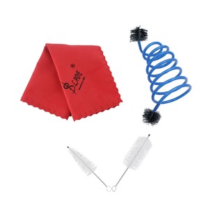 Juego de cuidado de limpieza de mantenimiento de trompeta, incluye cepillo de boquilla, cepillo de válvula, cepillo de serpiente Flexible, paño de limpieza - Product Image 2