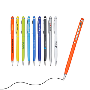 Logo personalizzato Multi-funzionale per stilo penna a sfera durevole in metallo alla rinfusa regalo per la promozione aziendale 1.0mm inchiostro nero - Product Image 5