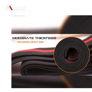 Rodilleras de neopreno unisex de alta calidad, logotipo personalizado, venta al por mayor, equipo de levantamiento de pesas para gimnasio, herramienta de entrenamiento resistente - Product Image 4