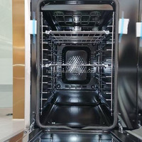 Table de cuisson et four Pro 48 pouces, combo gaz et électrique Energy Star, 7 brûleurs + minuterie, certifié CE pour les boulangeries en UE/GH/NG
