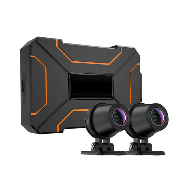 Relee Hidden Screenless Motorcycle DVR Dual Recording Before and After 1080P WIFI Connection Waterproof and Anti-shake Night.