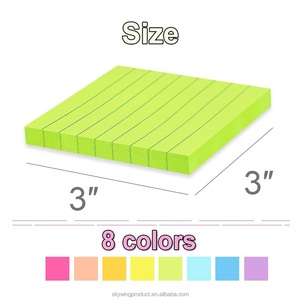 3x3 in note adesive autoadesive Post-governate prodotti per ufficio dai colori vivaci con Super potere di attaccamento - Product Image 3