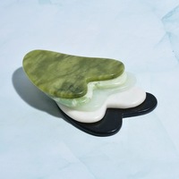 En gros Vert Gua Sha Outils Pour Le Visage Grattage Massage Gua Sha Pierre Pour La Beauté Pas Cher Xiuyan Jade Guasha Plaque