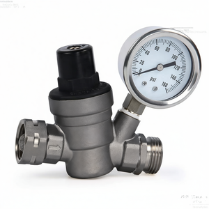 Regulador de Presión de Agua para RV de Latón Sin Plomo COVNA DN25 de 1 Pulgada, de Baja Presión, Ajustable, con Filtro de Malla de Entrada - Product Image 1