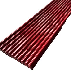 Chapas de acero galvanizadas corrugadas prepintadas personalizadas, recubiertas de color GI PPGI PPGL, chapa de acero <span class=keywords><strong>para</strong></span> techos corrugado galvanizado - Product Image 1