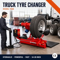 Machine à changer les pneus de camion lourd, démontage hydraulique des pneus, 14 à 46 pouces