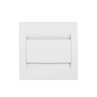 Refroidisseur d'air pour salle de bain avec lumière LED, ventilateur d'extraction, couleur blanche, 50 Cfm