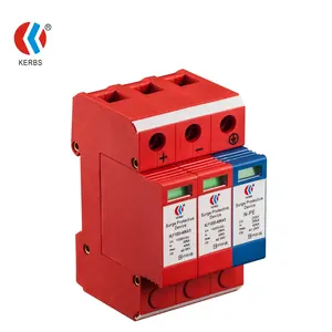 IEC61643 Standard Lightning Arrester Pv 20ka 40ka Dc 1000v Electrical Surge Protective Device Spd 3 Phase