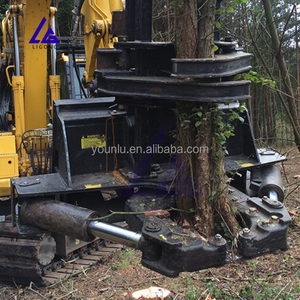 आसान स्थापना 20 टी खुदाई के लिए वानिकी ट्री कतरन का इस्तेमाल किया गया, पूरे पूरे पेड़ के कतरन, लॉग कटर - Product Image 4