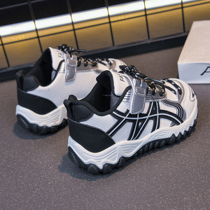 Kids Casual Sport Sneakers Boys Girls Lightweight Comfortable Flat Design for Autumn Spring Seasons Sports <strong>Shoes</strong> - Product Image 4