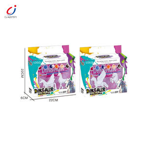 Chengji bricolage Graffiti Art cheval en forme de conception lignes claires correspondant Pigments colorés brosse modèle main coloriage jouets - Product Image 5