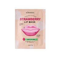 Masque pour les lèvres KORMESIC, marque privée OEM ODM, à la fraise, nourrissant, repulpant, hydratant, masque aux fruits pour les lèvres sèches