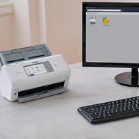 Scanner de documents sans fil USB Brother ADS-4700W CIS 40ppm 80ipm ADF 80 feuilles Écran tactile Réseau En stock pour le bureau
