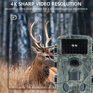 Caméra de chasse extérieure étanche 4K 60MP à vision nocturne infrarouge longue portée pour l'<span class=keywords><strong>observation</strong></span> des <span class=keywords><strong>animaux</strong></span> - Product Image 3