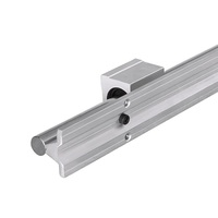 Rail de guidage linéaire SBR12 200-1450mm 2 pièces, Blocs coulissants SBR12UU SBR12LUU 4 pièces, Axe rond pour automatisation industrielle