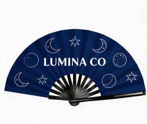 Abanicos de mano plegables de bambú con logotipo personalizado al por mayor, abanicos de papel blanco con varillas de madera para bodas, recuerdos de fiesta y regalos. - Product Image 5