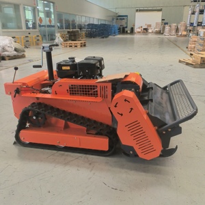 Tondeuse à gazon sans fil tout-terrain, robotisée intelligente télécommandée sur chenilles, avec moteur à engrenages - Product Image 1
