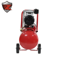 Compresseur d'air électrique puissant 220V sans huile silencieux portable 24L