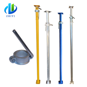 Échafaudage en aluminium robuste, coffrage, tube télescopique, poteau de soutènement réglable, accessoires en fer, <span class=keywords><strong>tour</strong></span>, prix 12k - Product Image 1