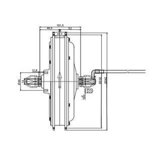 Motor de Cubo Directo de 500 W a <span class=keywords><strong>Precio</strong></span> de Fábrica <span class=keywords><strong>para</strong></span> <span class=keywords><strong>Kit</strong></span> de Bicicleta Eléctrica - Product Image 4