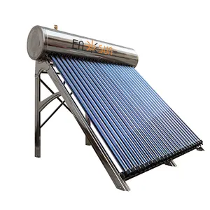 高品质土耳其0.6Mpa紧凑型高压紧凑型加压平板太阳能热水器