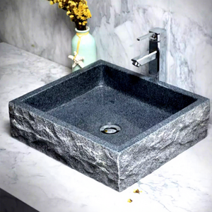 Lavabos <span class=keywords><strong>en</strong></span> <span class=keywords><strong>pierre</strong></span> de granit gris naturel pour salle de bain extérieure, <span class=keywords><strong>pas</strong></span> <span class=keywords><strong>cher</strong></span>, <span class=keywords><strong>en</strong></span> vente - Product Image 1