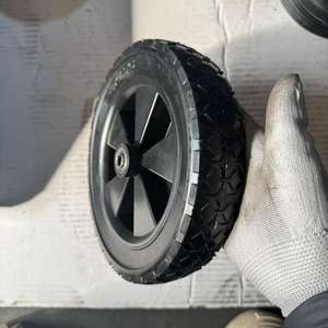 8 Inch 8x1.75 Roda De Borracha Sólida <span class=keywords><strong>Semi</strong></span> Pneumático Caminhão Substituição Da Roda Giratória Tipo Rodízio Rodas para Carrinho Trolley Transporte - Product Image 5