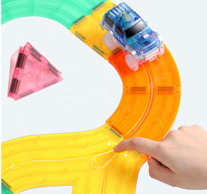 200PCS New Style DIY Car <strong>Race</strong> Track Toy Learning Magnetic <strong>Blocks</strong> Educational Toy Children Magnetic <strong>Blocks</strong> Tiles DIY Railway Toy - Product Image 2