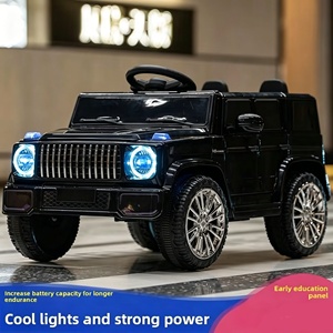 Nouvelle voiture électrique tout-terrain télécommandée à quatre roues pour enfants, <span class=keywords><strong>en</strong></span> plastique, type poussette - Product Image 2