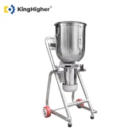 Machine à raser la glace commerciale 40L, mélangeur industriel multifonctionnel, mixeur à smoothies, robuste 2500W pour restaurant
