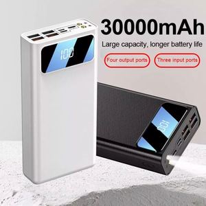 Batería Externa Inalámbrica al por Mayor con 4 Salidas USB, Batería de Litio-Polímero de 30000 mAh con Pantalla Digital - Product Image 3