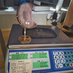 Cristallo <span class=keywords><strong>di</strong></span> Agata <span class=keywords><strong>Rosa</strong></span> Naturale all'Ingrosso, Cristallo Lunare per Decorazione Casa e Guarigione - Product Image 6