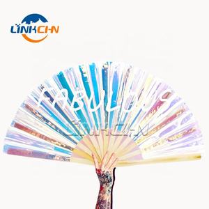 Grand éventail à main Rave Clack imprimé sur mesure de 13 pouces - Product Image 4