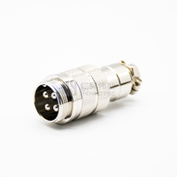 Conector de Aviación GX20, Enchufe Macho y Hembra de 2/3/4/5/6/7/8/10/12 Pines, Conector Circular Eléctrico de 20 mm para Cable