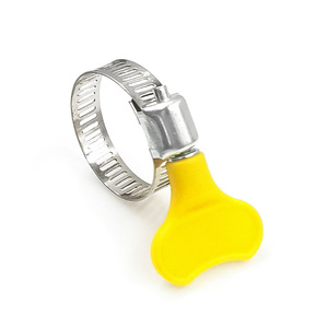 Wholesale plastic handle hose clamps, small American-style hand-tightening clamps, gas pipe <b>fasteners</b>, water pipe <b>fasteners</b>, - Product Image 5