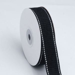Ruban tissé à double face de qualité supérieure, largeur personnalisée 2,5 cm, motif écossais, pour bordures de manches de chemisier et décorations de revers, 10 yards/rouleau - Product Image 5